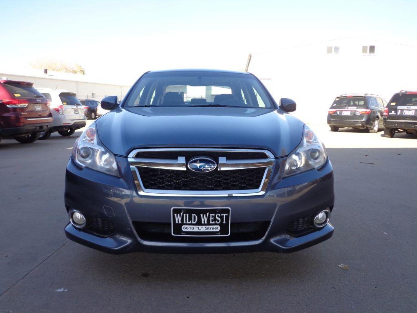 2014 BLUE SUBARU LEGACY 2.5I SPORT (4S3BMBH63E3) with an 2.5L engine, Automatic transmission, located at 6610 L St., Omaha, NE, 68117, (402) 731-7800, 41.212872, -96.014702 - THIS VEHICLE HAS A BEEN FULLY INSPECTED AND HAS A CLEAN TITLE WITH A FREE CARFAX REPORT PROVIDED! 2-OWNER, CLEAN CARFAX, LOW MILEAGE, SUNROOF, HEATED SEATS, BACKUP CAM AND NEWER TIRES! *****We have found that most customers do the majority of their shopping online before visiting a ealership. F - Photo#1