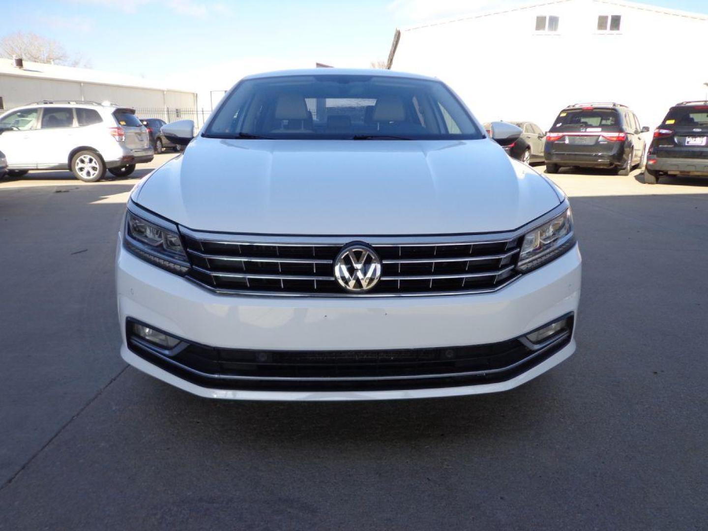 2017 WHITE VOLKSWAGEN PASSAT SE (1VWGT7A30HC) with an 1.8L engine, Automatic transmission, located at 6610 L St., Omaha, NE, 68117, (402) 731-7800, 41.212872, -96.014702 - THIS VEHICLE HAS A CLEAN TITLE WITH A FREE CARFAX PROVIDED! 2-OWNER, CLEAN CARFAX, LOW MILEAGE, SUNROOF, NAV, BACKUP CAM, FRONT AND REAR HEATED SEATS AND NEWER TIRES! *****We have found that most customers do the majority of their shopping online before visiting a dealership. For this reason - Photo#1