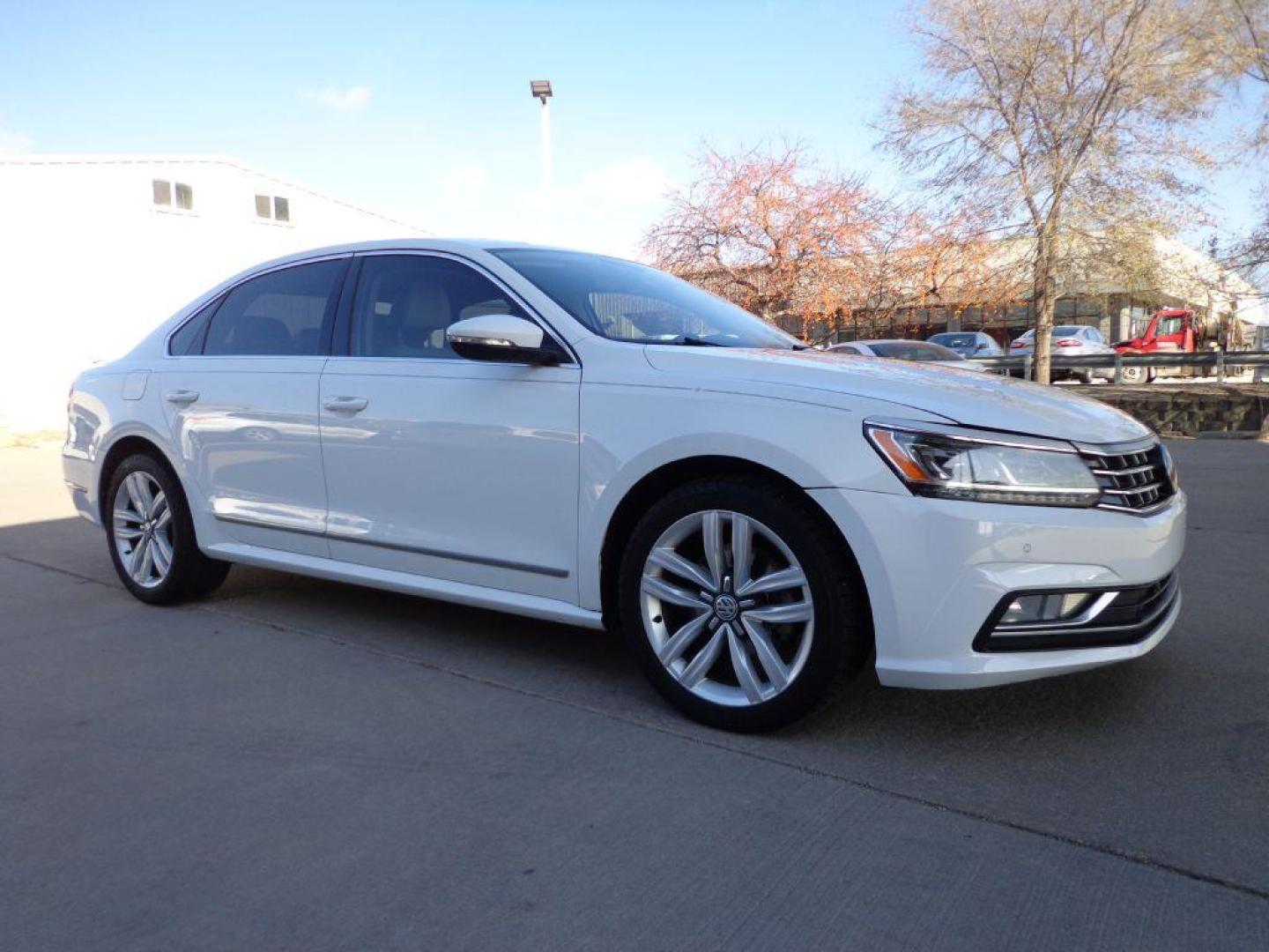 2017 WHITE VOLKSWAGEN PASSAT SE (1VWGT7A30HC) with an 1.8L engine, Automatic transmission, located at 6610 L St., Omaha, NE, 68117, (402) 731-7800, 41.212872, -96.014702 - THIS VEHICLE HAS A CLEAN TITLE WITH A FREE CARFAX PROVIDED! 2-OWNER, CLEAN CARFAX, LOW MILEAGE, SUNROOF, NAV, BACKUP CAM, FRONT AND REAR HEATED SEATS AND NEWER TIRES! *****We have found that most customers do the majority of their shopping online before visiting a dealership. For this reason - Photo#2