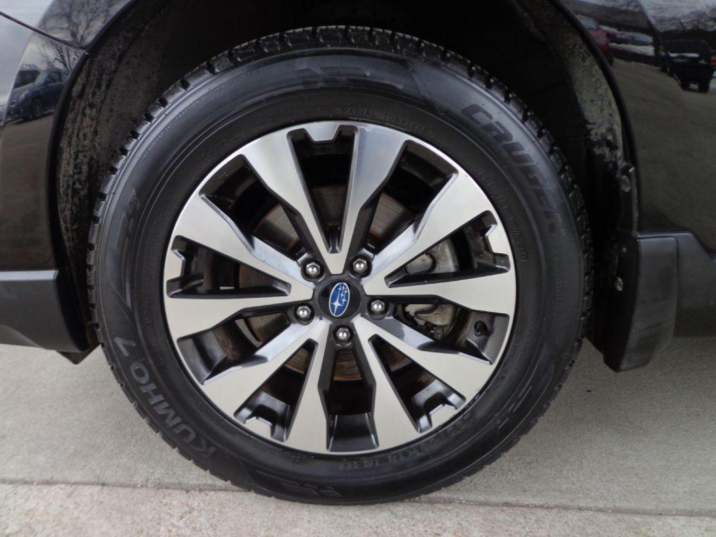 2017 BLACK SUBARU OUTBACK 2.5I LIMITED (4S4BSANC7H3) with an 2.5L engine, Continuously Variable transmission, located at 6610 L St., Omaha, NE, 68117, (402) 731-7800, 41.212872, -96.014702 - THIS VEHICLE HAS A BEEN FULLY INSPECTED AND HAS A CLEAN TITLE WITH A FREE CARFAX REPORT PROVIDED! 1-OWNER, CLEAN CARFAX, RUST-FREE UNDERCARRIAGE, HEADED FRONT/REAR SEATS, SUNROOF, DRIVER ASSIST, NAV, BACKUP CAM AND NEWER TIRES! *****We have found that most customers do the majority of their sho - Photo#7