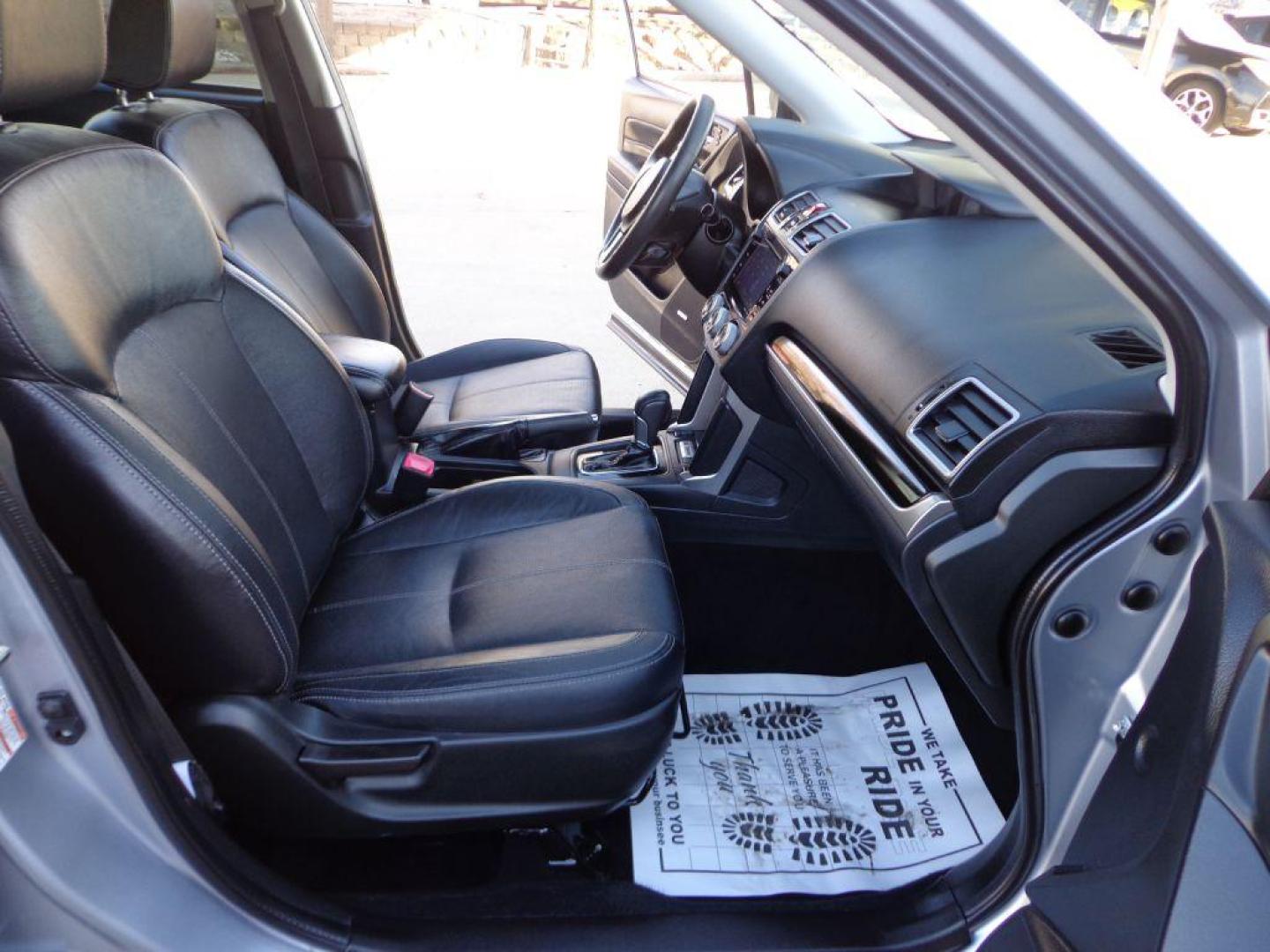 2017 SILVER SUBARU FORESTER 2.5I TOURING (JF2SJAWC9HH) with an 2.5L engine, Automatic transmission, located at 6610 L St., Omaha, NE, 68117, (402) 731-7800, 41.212872, -96.014702 - THIS VEHICLE HAS A BEEN FULLY INSPECTED AND HAS A CLEAN TITLE WITH A FREE CARFAX REPORT PROVIDED! 1-OWNER, CLEAN CARFAX,LOW MILEAGE, LOADED WITH OPTIONS! *****We have found that most customers do the majority of their shopping online before visiting a ealership. For this reason we feel it neces - Photo#15