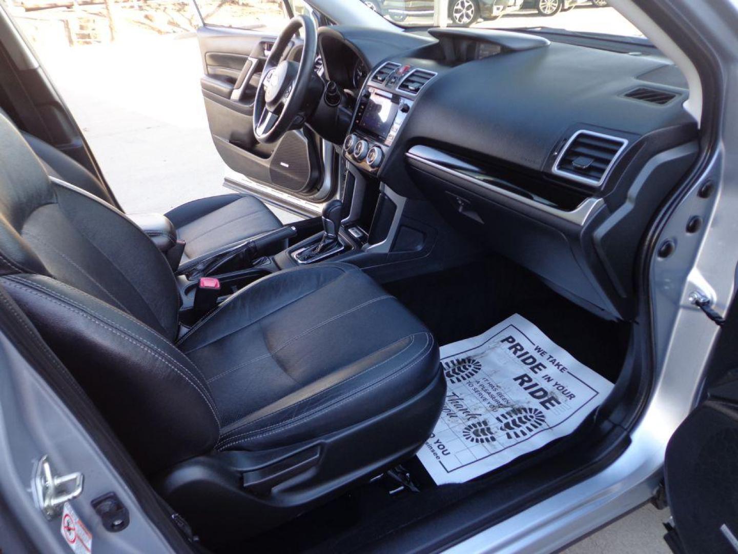 2017 SILVER SUBARU FORESTER 2.5I TOURING (JF2SJAWC9HH) with an 2.5L engine, Automatic transmission, located at 6610 L St., Omaha, NE, 68117, (402) 731-7800, 41.212872, -96.014702 - THIS VEHICLE HAS A BEEN FULLY INSPECTED AND HAS A CLEAN TITLE WITH A FREE CARFAX REPORT PROVIDED! 1-OWNER, CLEAN CARFAX,LOW MILEAGE, LOADED WITH OPTIONS! *****We have found that most customers do the majority of their shopping online before visiting a ealership. For this reason we feel it neces - Photo#17