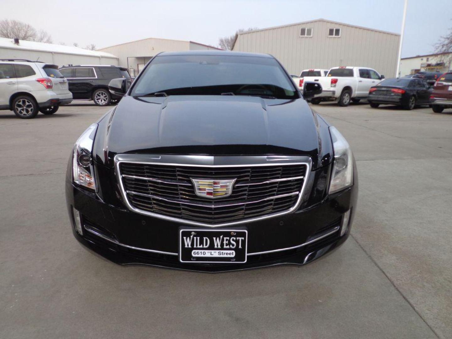 2015 BLACK CADILLAC ATS PREMIUM (1G6AM5S34F0) with an 3.6L engine, Automatic transmission, located at 6610 L St., Omaha, NE, 68117, (402) 731-7800, 41.212872, -96.014702 - Photo#1