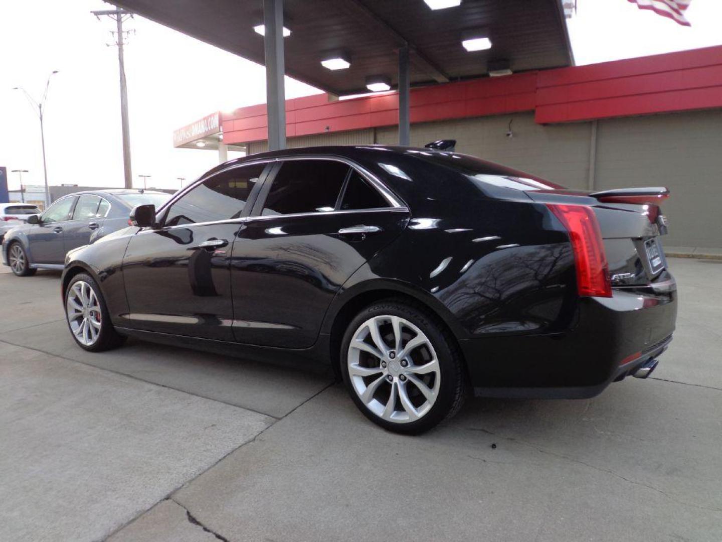 2015 BLACK CADILLAC ATS PREMIUM (1G6AM5S34F0) with an 3.6L engine, Automatic transmission, located at 6610 L St., Omaha, NE, 68117, (402) 731-7800, 41.212872, -96.014702 - Photo#5