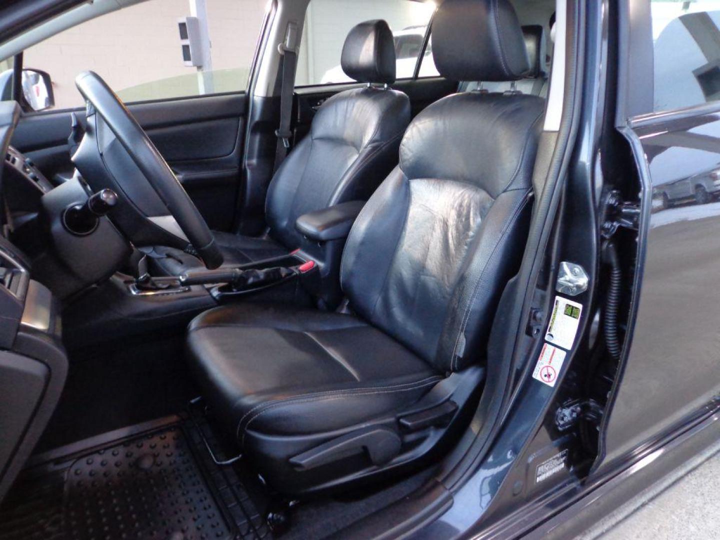 2015 GRAY SUBARU IMPREZA SPORT LIMITED (JF1GPAZ61F8) with an 2.0L engine, Continuously Variable transmission, located at 6610 L St., Omaha, NE, 68117, (402) 731-7800, 41.212872, -96.014702 - THIS VEHICLE HAS A BEEN FULLY INSPECTED AND HAS A CLEAN TITLE WITH A FREE CARFAX REPORT PROVIDED! 2-OWNER, CLEAN CARFAX, LOW MILEAGE, HEATED LEATHER AND A SUNROOF. *****We have found that most customers do the majority of their shopping online before visiting a ealership. For this reason we fe - Photo#9