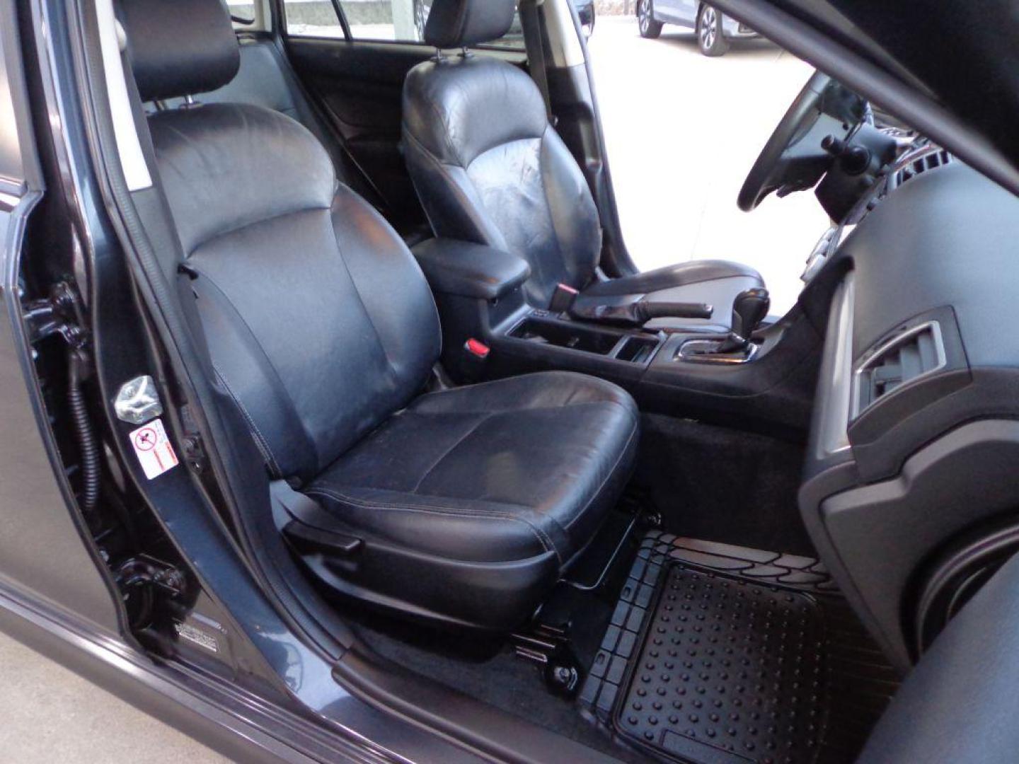 2015 GRAY SUBARU IMPREZA SPORT LIMITED (JF1GPAZ61F8) with an 2.0L engine, Continuously Variable transmission, located at 6610 L St., Omaha, NE, 68117, (402) 731-7800, 41.212872, -96.014702 - THIS VEHICLE HAS A BEEN FULLY INSPECTED AND HAS A CLEAN TITLE WITH A FREE CARFAX REPORT PROVIDED! 2-OWNER, CLEAN CARFAX, LOW MILEAGE, HEATED LEATHER AND A SUNROOF. *****We have found that most customers do the majority of their shopping online before visiting a ealership. For this reason we fe - Photo#12