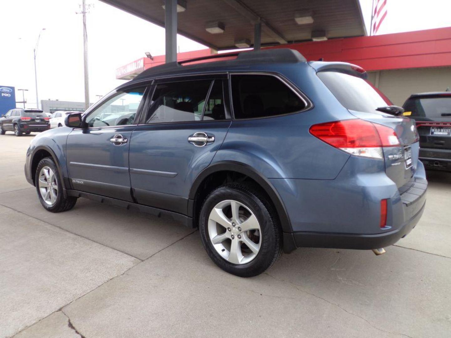 2013 BLUE SUBARU OUTBACK 2.5I LIMITED (4S4BRBKC9D3) with an 2.5L engine, Continuously Variable transmission, located at 6610 L St., Omaha, NE, 68117, (402) 731-7800, 41.212872, -96.014702 - THIS VEHICLE HAS A BEEN FULLY INSPECTED AND HAS A CLEAN TITLE WITH A FREE CARFAX REPORT PROVIDED! 1-OWNER, CLEAN CARFAX, LOW MILEAGE, HEATED LEATHER, BACKUP CAM, SUNROOF AND REMOTE START. *****We have found that most customers do the majority of their shopping online before visiting a ealershi - Photo#5