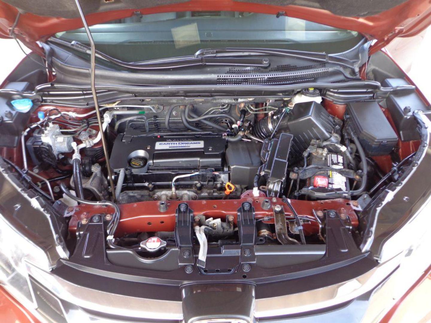 2015 RED HONDA CR-V EXL (2HKRM4H71FH) with an 2.4L engine, Continuously Variable transmission, located at 6610 L St., Omaha, NE, 68117, (402) 731-7800, 41.212872, -96.014702 - THIS VEHICLE HAS A BEEN FULLY INSPECTED AND HAS A CLEAN TITLE WITH A FREE CARFAX REPORT PROVIDED! 1-OWNER, CLEAN CARFAX, LOW MILEAGE, HEATED SEATS, NAV, BACKUP CAM AND NEWER TIRES! *****We have found that most customers do the majority of their shopping online before visiting a ealership. For t - Photo#6