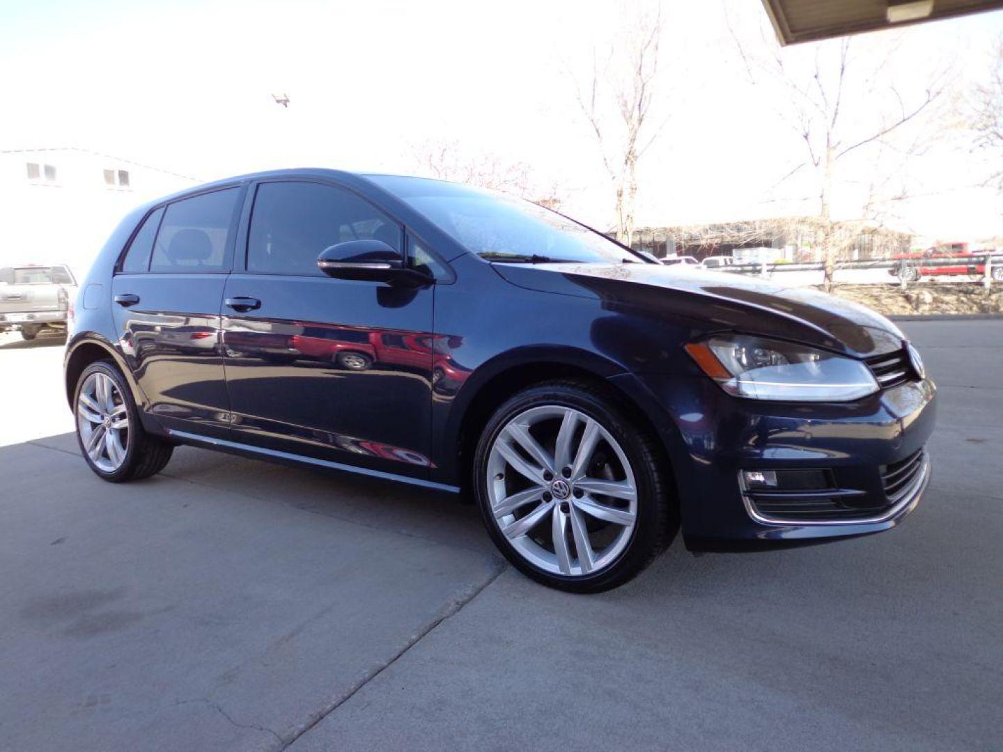 2017 BLUE VOLKSWAGEN GOLF SEL (3VW217AUXHM) with an 1.8L engine, Automatic transmission, located at 6610 L St., Omaha, NE, 68117, (402) 731-7800, 41.212872, -96.014702 - THIS VEHICLE HAS A BEEN FULLY INSPECTED AND HAS A CLEAN TITLE WITH A FREE CARFAX REPORT PROVIDED! 2-OWNER, CLEAN CARFAX, LOW MILEAGE, SUNROOF, HEATED LEATHER, FENDER AUDIO, BLIND SPOT ASSIST AND NEWER TIRES! *****We have found that most customers do the majority of their shopping online befor - Photo#2