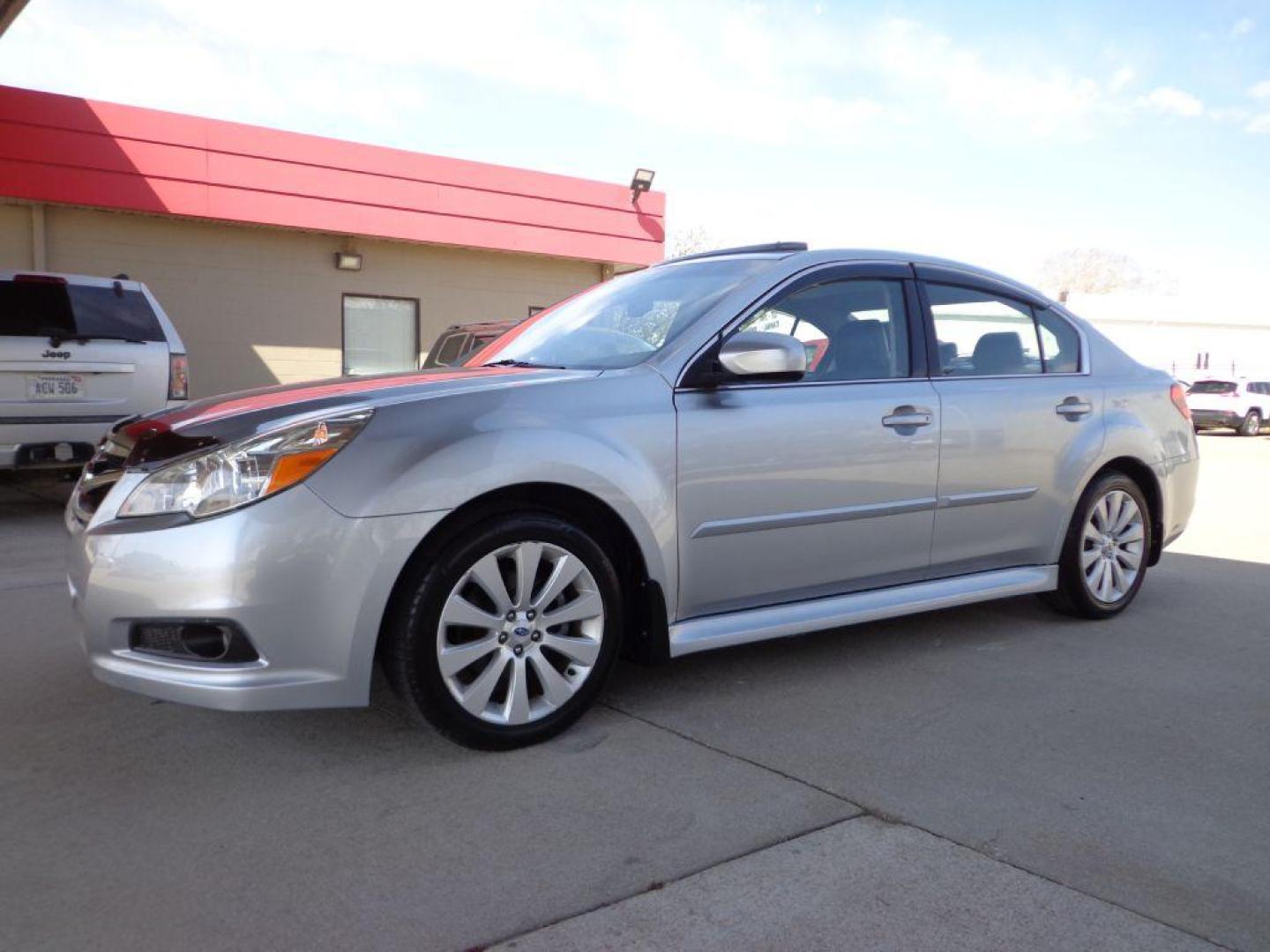 2012 SILVER SUBARU LEGACY 2.5I LIMITED (4S3BMBK60C3) with an 2.5L engine, Automatic transmission, located at 6610 L St., Omaha, NE, 68117, (402) 731-7800, 41.212872, -96.014702 - THIS VEHICLE HAS A BEEN FULLY INSPECTED AND HAS A CLEAN TITLE WITH A FREE CARFAX REPORT PROVIDED! 2-OWNER, CLEAN CARFAX, LOW MILEAGEM HEATED LEATHER, SUNROOF,, PREMIUM AUDIO AND NEWER TIRES! *****We have found that most customers do the majority of their shopping online before visiting a eale - Photo#0
