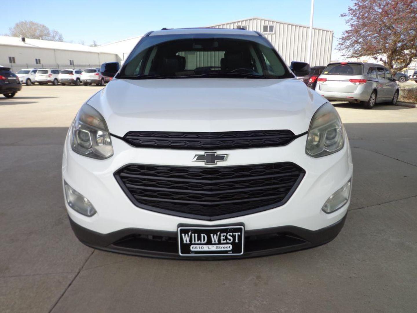 2017 WHITE CHEVROLET EQUINOX LT (2GNFLFEK8H6) with an 2.4L engine, Automatic transmission, located at 6610 L St., Omaha, NE, 68117, (402) 731-7800, 41.212872, -96.014702 - THIS VEHICLE HAS A BEEN FULLY INSPECTED AND HAS A CLEAN TITLE WITH A FREE CARFAX REPORT PROVIDED! 2-OWNER, CLEAN CARFAX, LOW MILEAGE, SUNROOF, HEATED LEATHER, NEWER TIRES AND MUCH MORE! *****We have found that most customers do the majority of their shopping online before visiting a ealership. - Photo#1