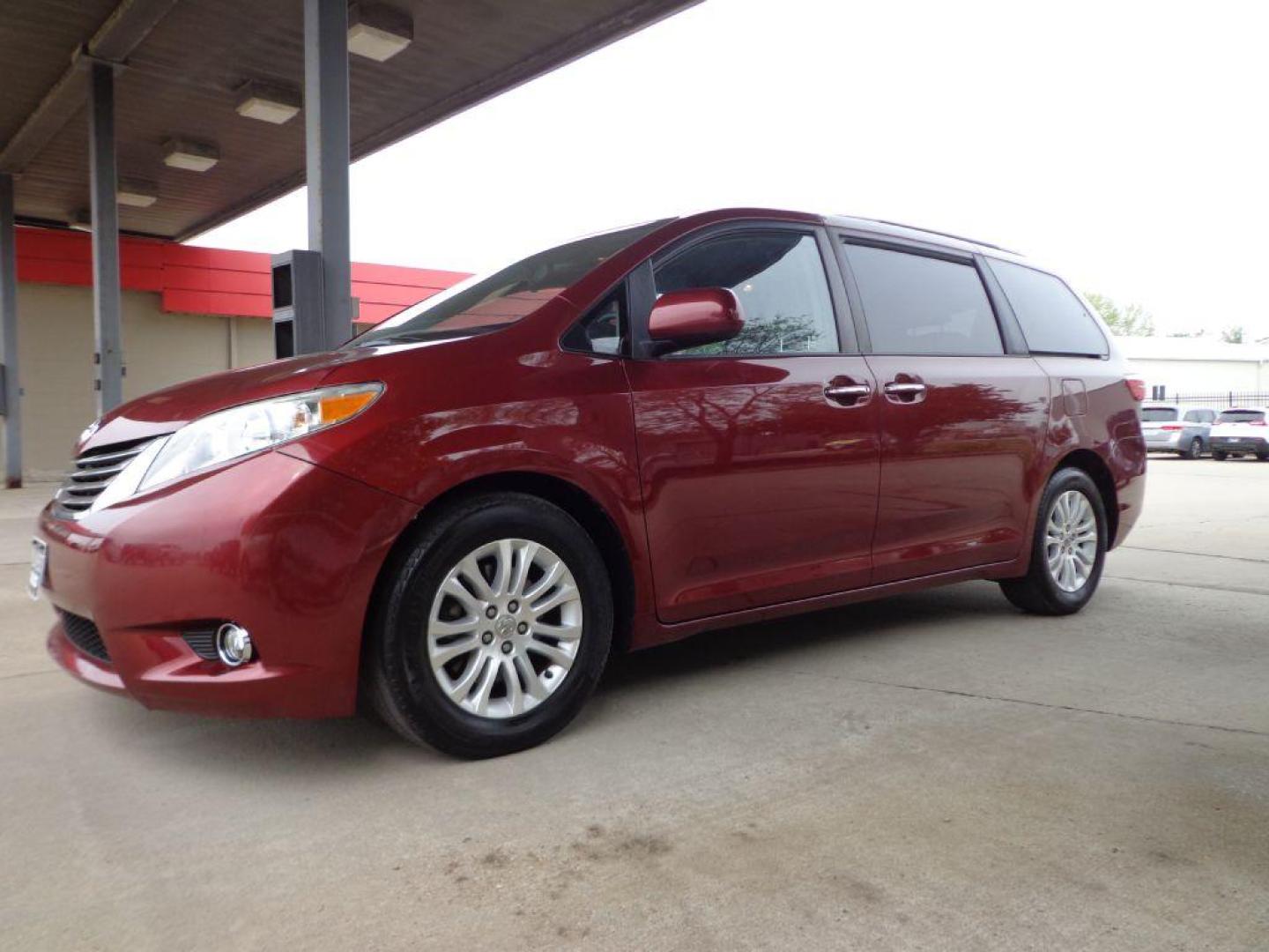 2015 RED TOYOTA SIENNA XLE (5TDYK3DC2FS) with an 3.5L engine, Automatic transmission, located at 6610 L St., Omaha, NE, 68117, (402) 731-7800, 41.212872, -96.014702 - THIS VEHICLE HAS A BEEN FULLY INSPECTED AND HAS A CLEAN TITLE WITH A FREE CARFAX REPORT CLEAN CARFAX, LOW MILEAGE, SUNROOF *****We have found that most customers do the majority of their shopping online before visiting a ealership. For this reason we feel it necessary to have a competitive pri - Photo#0