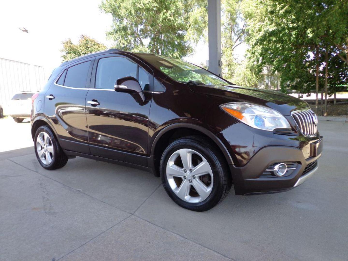 2015 BROWN BUICK ENCORE CONVENIENCE (KL4CJFSB9FB) with an 1.4L engine, Automatic transmission, located at 6610 L St., Omaha, NE, 68117, (402) 731-7800, 41.212872, -96.014702 - Photo#2