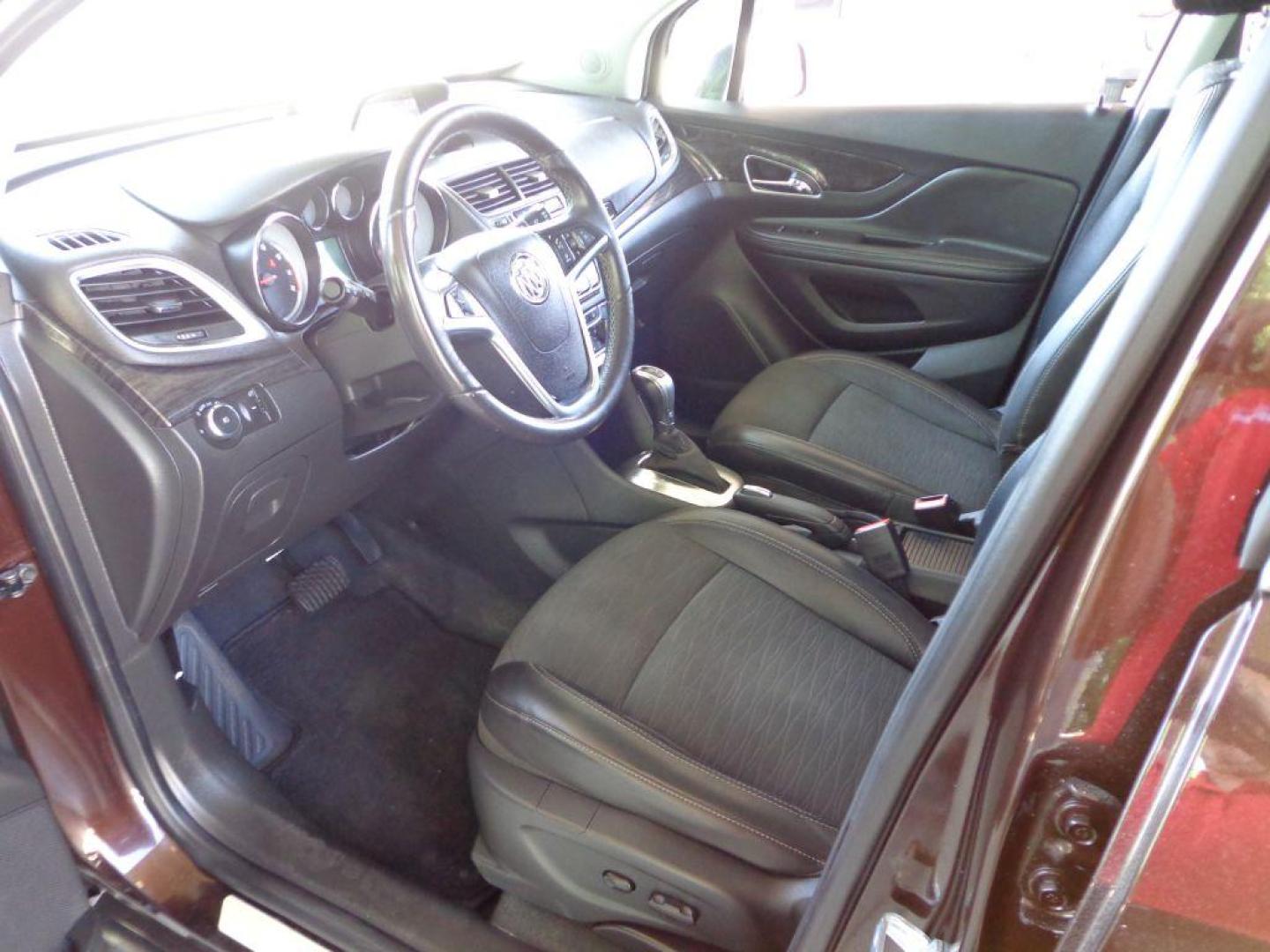 2015 BROWN BUICK ENCORE CONVENIENCE (KL4CJFSB9FB) with an 1.4L engine, Automatic transmission, located at 6610 L St., Omaha, NE, 68117, (402) 731-7800, 41.212872, -96.014702 - Photo#14