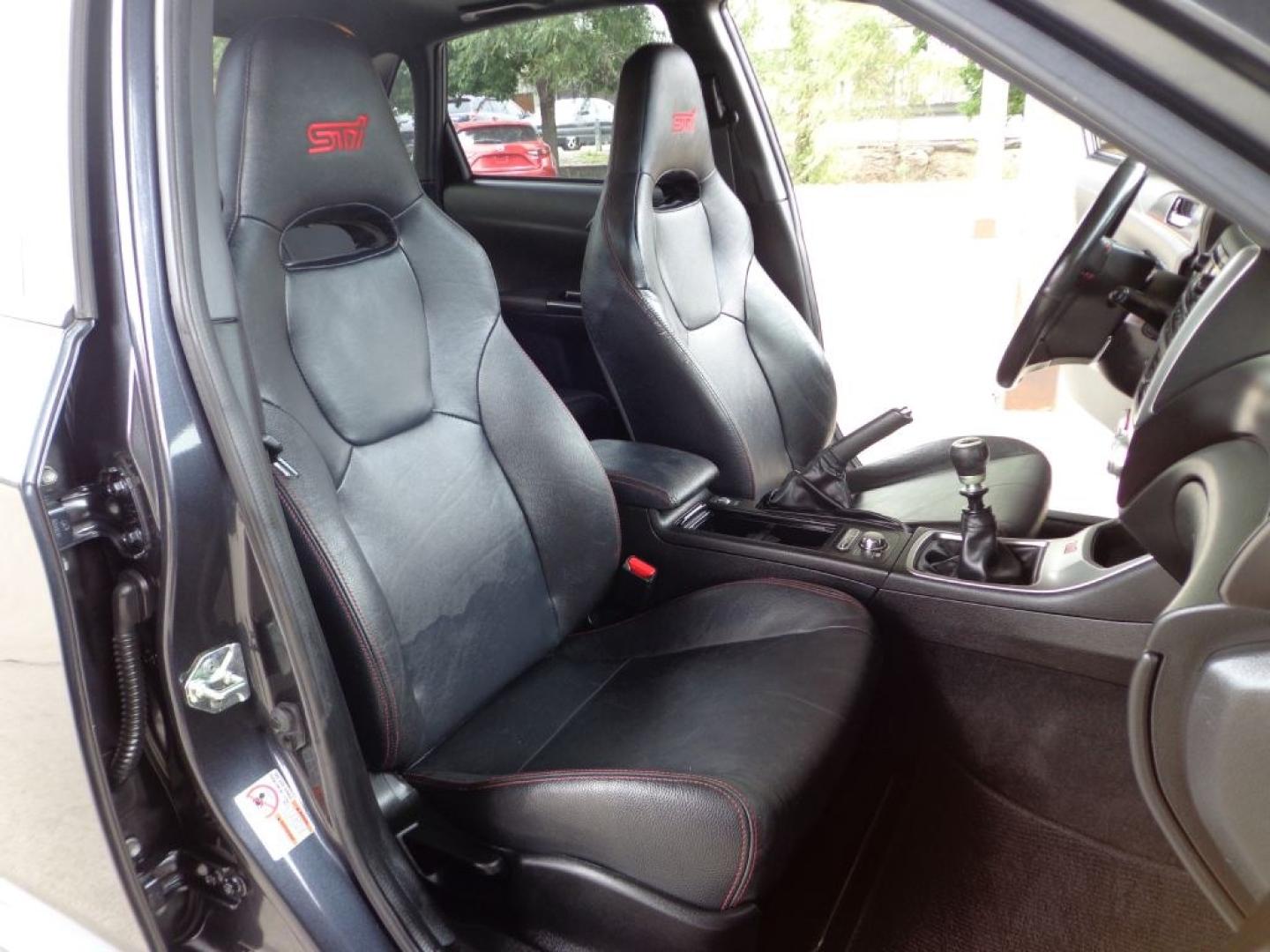 2014 GRAY SUBARU IMPREZA WRX STI LIMITED (JF1GV8J64EL) with an 2.5L engine, 6-Speed Manual transmission, located at 6610 L St., Omaha, NE, 68117, (402) 731-7800, 41.212872, -96.014702 - THIS VEHICLE HAS A BEEN FULLY INSPECTED AND HAS A CLEAN TITLE WITH A FREE CARFAX REPORT PROVIDED! SHARP LOW MILE STI WITH A CLEAN CARFAX, HEATED LEATHER, SUNROOF AND NEWER TIRES! *****We have found that most customers do the majority of their shopping online before visiting a ealership. For thi- Photo#15