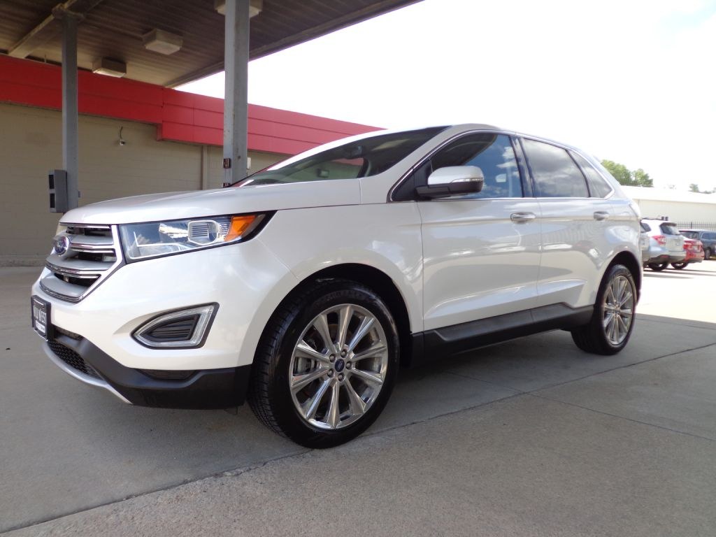 White 2018 Ford Edge SUV / Crossover All-Wheel Drive Automatic
