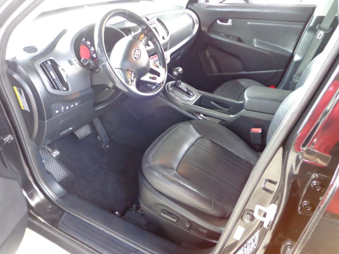 2013 BLACK KIA SPORTAGE EX (KNDPCCA20D7) with an 2.4L engine, Automatic transmission, located at 6610 L St., Omaha, NE, 68117, (402) 731-7800, 41.212872, -96.014702 - THIS VEHICLE HAS A BEEN FULLY INSPECTED AND HAS A CLEAN TITLE WITH A FREE CARFAX REPORT PROVIDED! 2-OWNER, CLEAN CARFAX, WELL CARED FOR, ALL WEATHER MATS, LEATHER, SUNROOF AND NEWER TIRES! *****We have found that most customers do the majority of their shopping online before visiting a ealershi- Photo#14