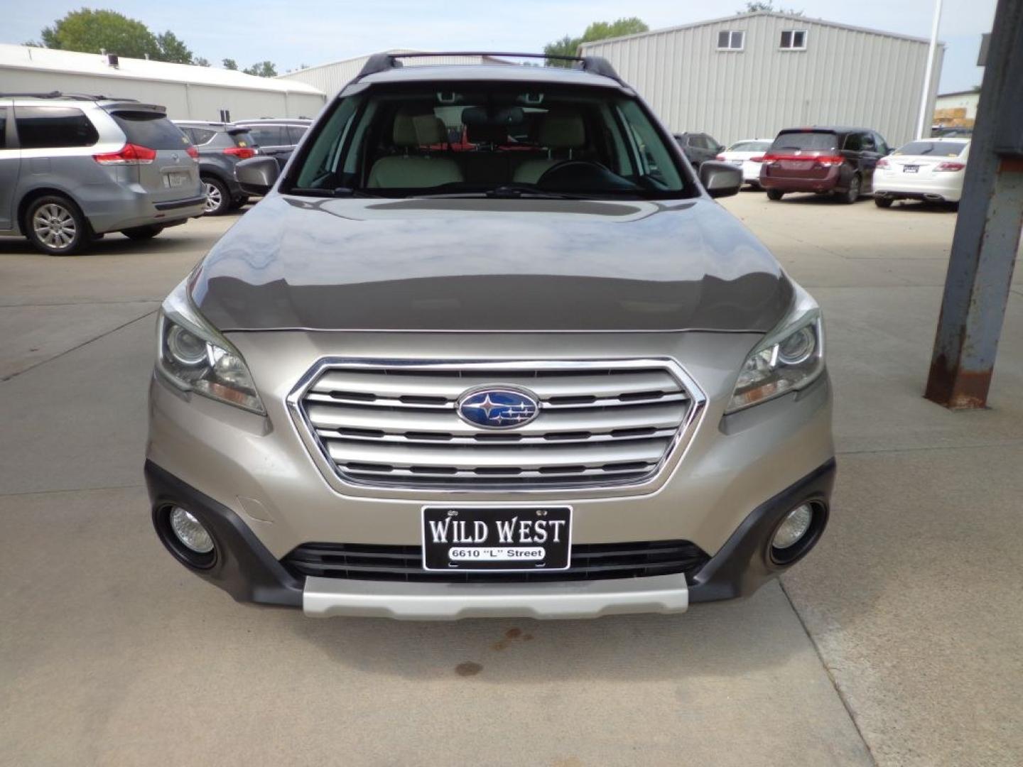 2016 TAN SUBARU OUTBACK 3.6R LIMITED (4S4BSENC2G3) with an 3.6L engine, Continuously Variable transmission, located at 6610 L St., Omaha, NE, 68117, (402) 731-7800, 41.212872, -96.014702 - THIS VEHICLE HAS A BEEN FULLY INSPECTED AND HAS A CLEAN TITLE WITH A FREE CARFAX REPORT PROVIDED! 2-OWNER, CLEAN CARFAX, LOW MILEAGE, RUST-FREE, LOADED WITH OPTIONS AND NEWER TIRES! *****We have found that most customers do the majority of their shopping online before visiting a ealership. For- Photo#1