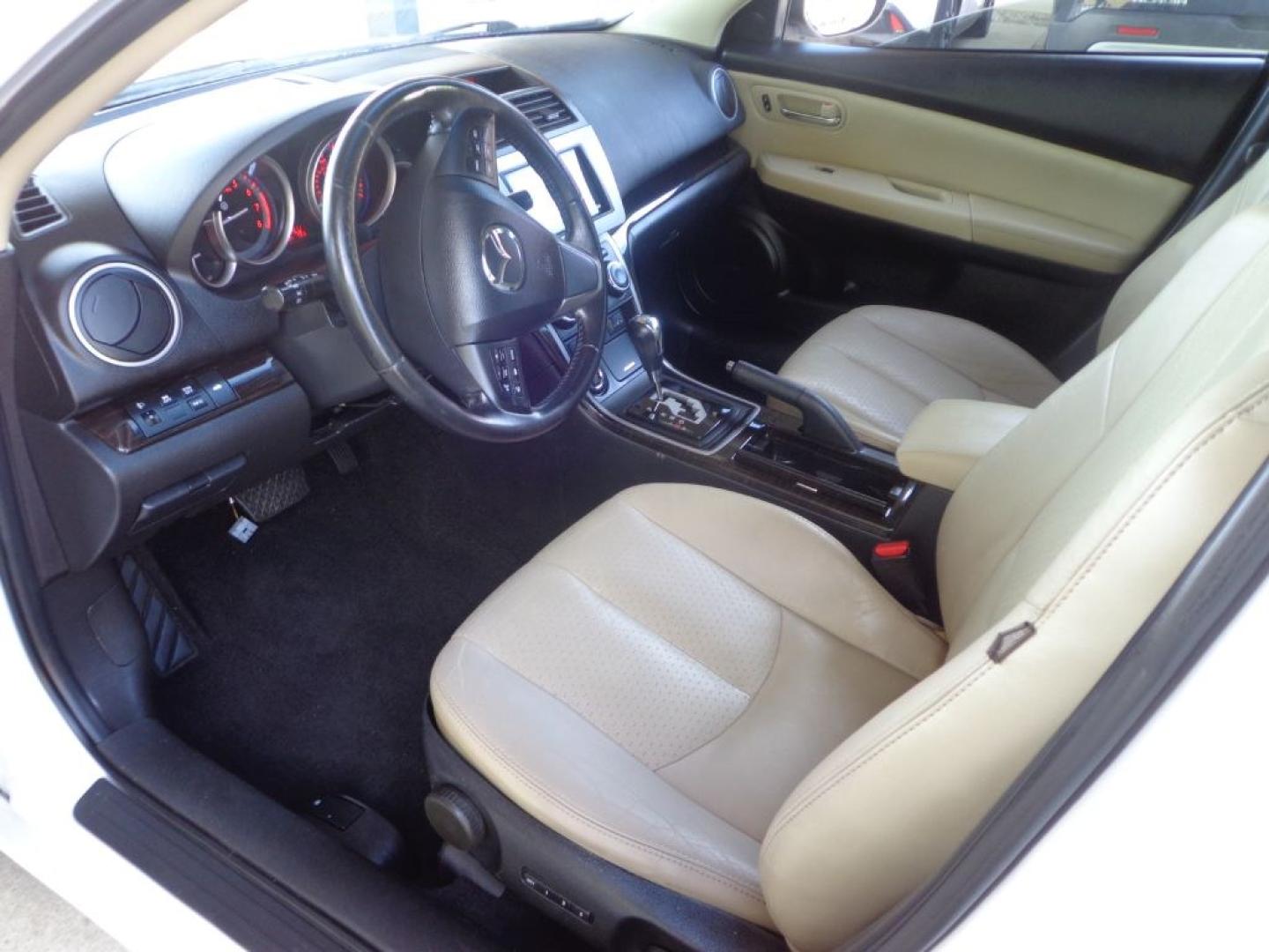 2013 WHITE MAZDA 6 S GRAND TOURING (1YVHZ8CB6D5) with an 3.7L engine, Automatic transmission, located at 6610 L St., Omaha, NE, 68117, (402) 731-7800, 41.212872, -96.014702 - THIS VEHICLE HAS A BEEN FULLY INSPECTED AND HAS A CLEAN TITLE WITH A FREE CARFAX REPORT PROVIDED! SHARP 2-OWNER, CLEAN CARFAX, LOW MILEAGE, HEATED LEATHER, SUNROOF WITH NEWER TIRES! *****We have found that most customers do the majority of their shopping online before visiting a ealership. For- Photo#14