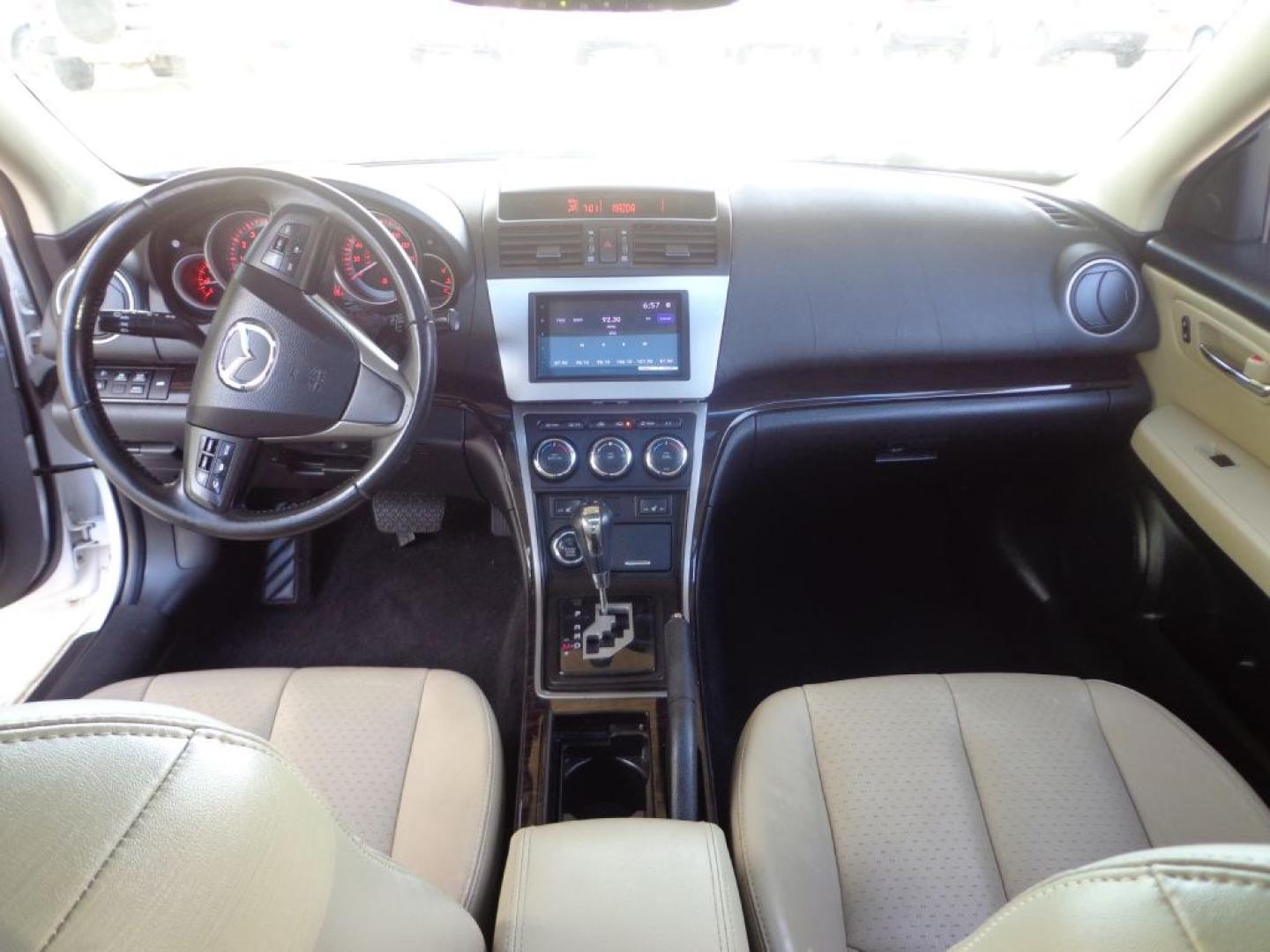 2013 WHITE MAZDA 6 S GRAND TOURING (1YVHZ8CB6D5) with an 3.7L engine, Automatic transmission, located at 6610 L St., Omaha, NE, 68117, (402) 731-7800, 41.212872, -96.014702 - THIS VEHICLE HAS A BEEN FULLY INSPECTED AND HAS A CLEAN TITLE WITH A FREE CARFAX REPORT PROVIDED! SHARP 2-OWNER, CLEAN CARFAX, LOW MILEAGE, HEATED LEATHER, SUNROOF WITH NEWER TIRES! *****We have found that most customers do the majority of their shopping online before visiting a ealership. For- Photo#20