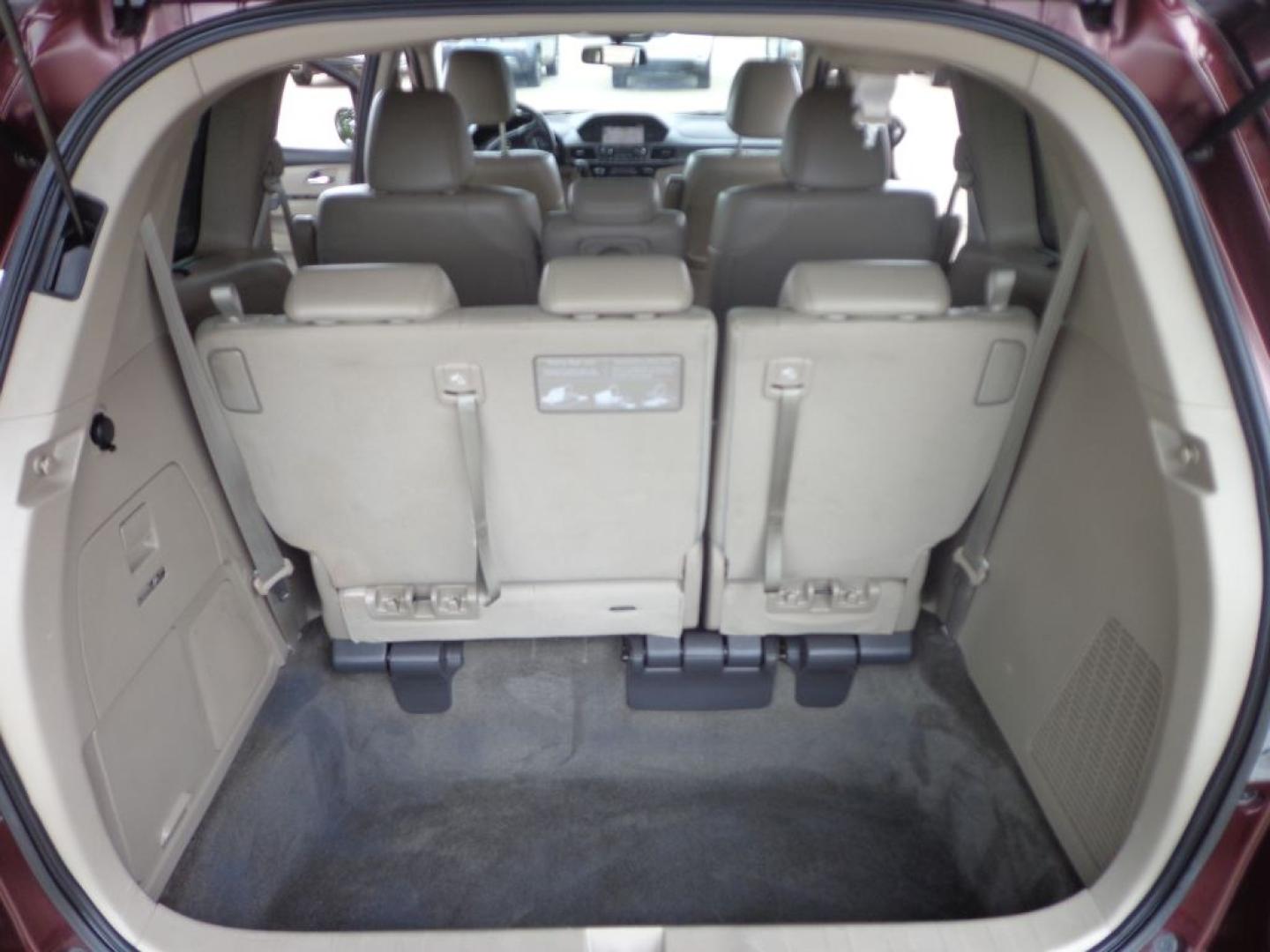 2014 MAROON HONDA ODYSSEY TOURING ELITE (5FNRL5H9XEB) with an 3.5L engine, Automatic transmission, located at 6610 L St., Omaha, NE, 68117, (402) 731-7800, 41.212872, -96.014702 - THIS VEHICLE HAS A BEEN FULLY INSPECTED AND HAS A CLEAN TITLE WITH A FREE CARFAX REPORT PROVIDED! 1-OWNER, CLEAN CARFAX, LOW MILEAGE, NAV, REAR ENTERTAINMENT AND NEWER TIRES! *****We have found that most customers do the majority of their shopping online before visiting a ealership. For this re- Photo#21